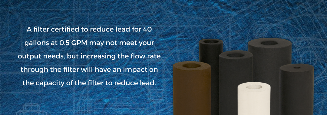 impact of flow rate on effectiveness of water filter